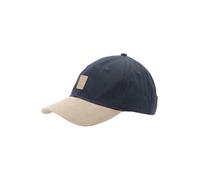 Calvin Klein Gorra 'Mixed Media Colourblock Emblem Logo' beige / marino 55-60 EUR