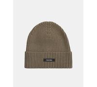 Calvin Klein Gorro de punto canalé. Gris