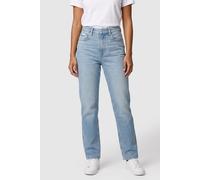 Calvin Klein High Rise Straight Lucid Jean Lapis Sky Talla: W28 Short | Pantalones Rectos Outlet | Mujer