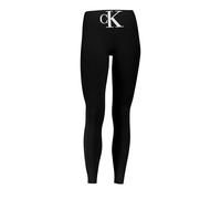 Calvin Klein High-Waist Monogram, Mujer, Leggings, Negro (Nuevo), XL