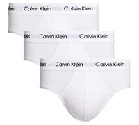 Calvin Klein Hip Brief 3pk 0000u2661g Calzoncillos de Cadera, Blanco (White), L Hombre