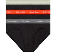 Calvin Klein Hip Brief 3pk 0000u2661g Calzoncillos de cadera, Negro (B- Cher Ks, Eiffle Twr, Moss Gr Wbs), XS Hombre