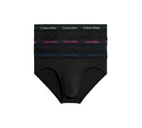 Calvin Klein Hip Brief 3pk 0000u2661g Calzoncillos de cadera, Negro (B-slv Sprgs, Pal Pink, Blue Dpts Lg), S Hombre