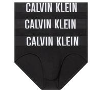 Calvin Klein Hip Brief 3Pk 000NB3607A Boxer Briefs de Cadera, Negro (Black, Black, Black), XL para Hombre