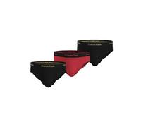 Calvin Klein Hip Brief 3Pk 71A, Hombre, B- W Bk Wb/Rg- Bk Wb/B- Bk Wb, S