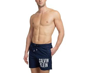 Calvin Klein Hombre Bañador Medium Drawstring Pernera Larga, Azul (Navy Iris), XXL