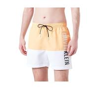Calvin Klein Hombre Bañador Medium Drawstring Pernera Larga, Naranja (Buff Orange), L
