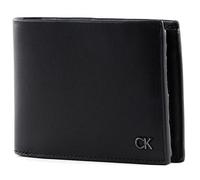Calvin Klein Hombre Cartera Ck Trifold 10 CC Coin Pequeña, Negro (Ck Black), Talla Única