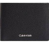 Calvin Klein Hombre Cartera Minimalism Bifold piel, Negro (Ck Black), Talla única