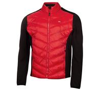 Calvin Klein Hombre Chaqueta Golf Hbrida Frontera - Rojo - XXL