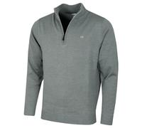 Calvin Klein Hombre Chunky Knit 1/2 Zip Suéter de Golf - Sabio - XL
