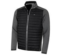 Calvin Klein Hombre CK Hybrid Aislar Chaqueta de Golf - Charcoal/Negro - M