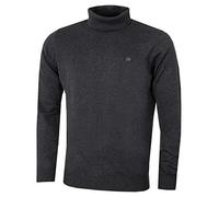 Calvin Klein Hombre CK Rollo de Rollo Cuello Redondo suéter - Charcoal - XL