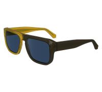 Calvin Klein Hombre CKJ24607S 275 Gafas de sol Acetato Marrón Azul Cuadrada Normal