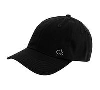 Calvin Klein Hombre clásico algodón 6 Panel Gorra de béisbol - Negro