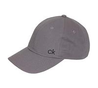 Calvin Klein Hombre clásico algodón 6 Panel Gorra de béisbol - Slate