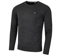 Calvin Klein Hombre Crew Cuello Soft Algodn SuTER - Carbn - L