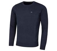 Calvin Klein Hombre Crew Cuello Soft Algodón Suéter - Armada Marl - XXXL