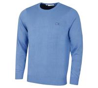 Calvin Klein Hombre Cuello Redondo Tour Comfort Golf Suéter - Azul Marl - L