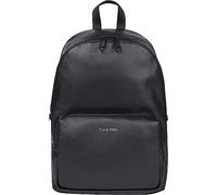 Calvin Klein Hombre Mochila de Piel Sintética Reciclada, Negro (Ck Black), Talla Única