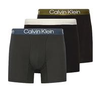 Calvin Klein Hombre Pack de 3 calzoncillos bóxer tejido elástico, B- Vaprs Gry, Dark Olive, Bl Bry Wb, XS