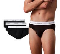Calvin Klein Hombre Pack De 3 Calzoncillos Icon Hip, Black/White, M