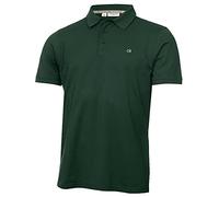 Calvin Klein Hombre Planeta amistoso Supersoft Polo Camisa - Bottle Verde - M