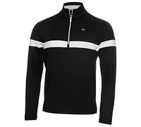 Calvin Klein Hombre Scale Rendimiento 1/2 Zip Golf suéter - Negro - XXL