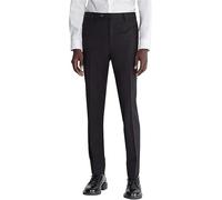 Calvin Klein Hombre Slim Fit Vestido Clásico Pantalones, Negro, 38W x 32L