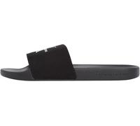 Calvin Klein Hombre Zapatillas de baño Slide Monogram con logotipo, Negro (Triple Black), 46