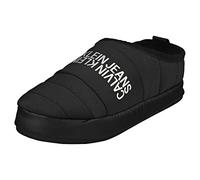 Calvin Klein Home Shoe Slipper W Warm Lining YW0YW00412-BEH, Womens slippers, black, 39 EU