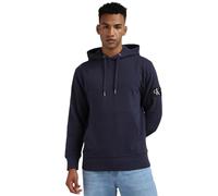 Calvin Klein Hoodie Badge con Capucha para Hombre, Azul (Ink), XXL