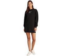 Calvin Klein Hoodie Mujer Embroidered Monologo Crew sin capucha, Negro (Ck Black), L