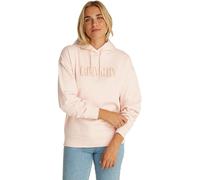 Calvin Klein Hoodie Mujer Varsity de algodón, Rosa (Silver Peony), XS