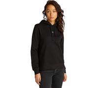 Calvin Klein Hoodie Mujer Woven Regular con Capucha, Negro (CK Black), XS