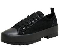 Calvin Klein Hybrid Sneaker Hombre Lugged Hybrid Low Laceup Calzado, Negro (Triple Black), 42 EU