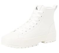 Calvin Klein Hybrid Sneaker Mujer Nappa High Top, Blanco (Bright White), 37