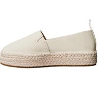Calvin Klein Jeans Alpargata de Plataforma para Mujer Ml CS Yw0yw01871, Beige Pistacho, 40 EU