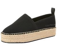 Calvin Klein Jeans Alpargatas Mujer con plataforma, Negro (Black), 40