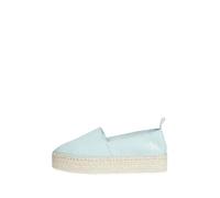 Calvin Klein Jeans Alpargatas Mujer con plataforma, Turquesa, 40