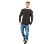 Calvin Klein Jeans Badge Waffle Ls Tee J30j323485 Camiseta de Punto, Negro (Ck Black), XXL Hombre