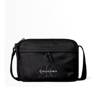 Calvin Klein Bolso bandolera Hombre Bold Camera Bag con logotipo, Negro (Black), Talla Única