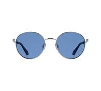 Calvin Klein Jeans CALVIN KLEIN JEANS SUNBOY CKJ26302S - Silver/Blue with Solid Light Blue Lens