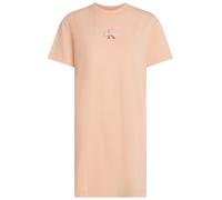 Calvin Klein Vestido Tipo Camiseta Mujer Gradient Monologo tee Corto, Naranja (Dusty Coral), S