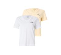 Calvin Klein Jeans Camiseta amarillo pastel / negro / blanco XXS amarillo pastel / negro / blanco