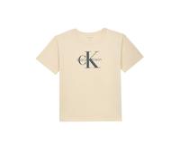 Calvin Klein Camiseta para niño MONOLOGO S/S IB0IB02610 S/S, Gris (Whitecap Gray), 12 años, Gris (Whitecap Gray), 12 años