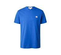 Calvin Klein Camiseta clásica SS Badge 30S para Hombre, Lv04Rc272G, Azul, Talla M