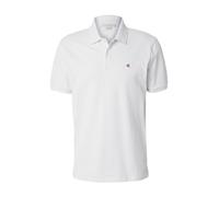 Calvin Klein Polo de Manga Corta Hombre Monogram Pique de algodón, Blanco (Blanc De Blanc), XS