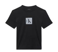 Calvin Klein Camiseta SS Classic Fit Monogram LV047F819G Graphic Tees, Color Negro, XL