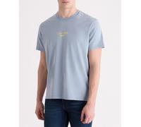 Calvin Klein Jeans Camiseta de hombre manga corta con logo. Azul M